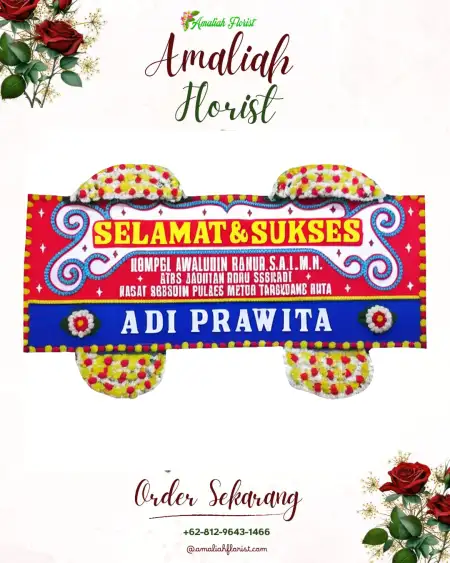 Papan Bunga Ucapan Selamat Grebegan